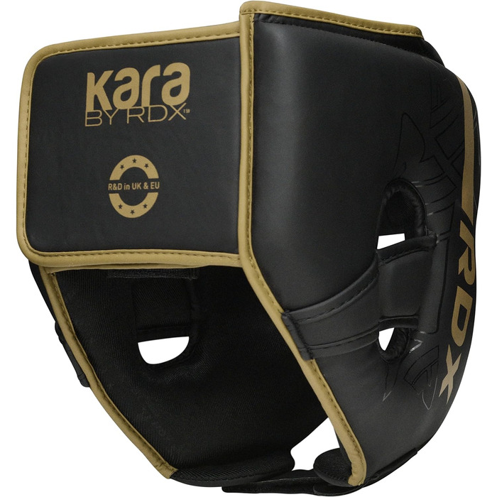 Захист для голови RDX з Maya Hide шкіри для боксу, кікбоксингу, MMA, Муай Тай, карате, тхеквондо, спарингів, універсальний шолом для єдиноборств