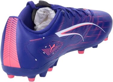 Кросівки футбольні PUMA Ultra 5 Play Mg для гри на твердих поверхнях, 43 EU, Lapis Lazuli/Puma White/Sunset Glow