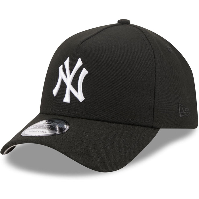 Кепка бейсболка New Era 9Forty A-Frame Snapback MLB New York Yankees чорна, універсальний розмір