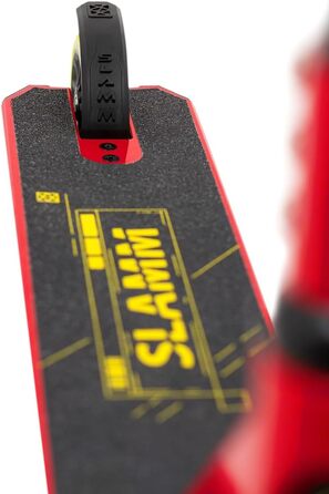 Трюковий самокат Slamm Classic Mini 110 мм для дітей та підлітків, низька платформа, початковий рівень, червоний