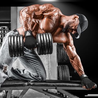 Рукавички для тренувань RDX Fitness з фіксаторами зап'ястя, 15 дюймів, захист від ковзання, для важкої атлетики, пауерліфтингу, чоловічі/жіночі