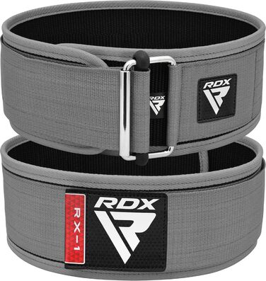 Пояс для важкої атлетики RDX 4'' з автозамком, для пауерліфтингу, бодібілдингу та фітнесу, чоловічий і жіночий, м'яка підкладка