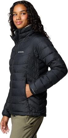 Жіноча утеплена куртка Columbia Powder Lite II Full Zip, чорна, розмір XL