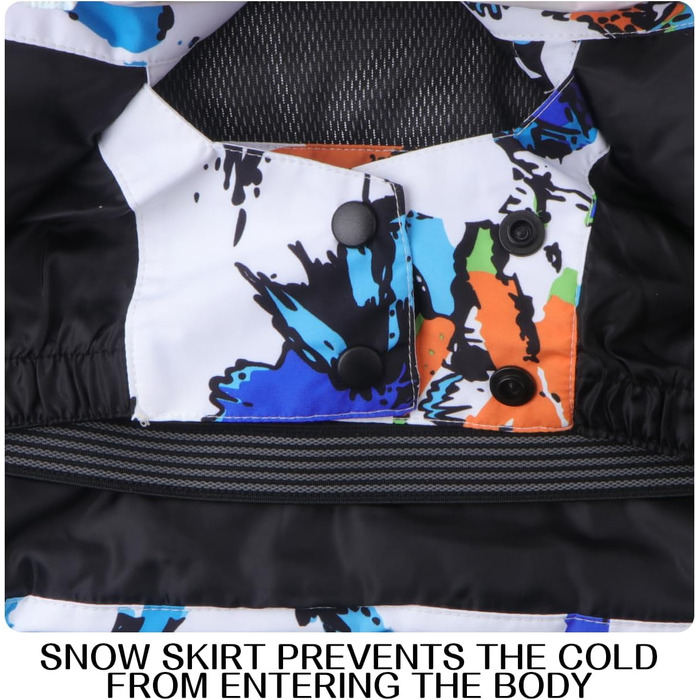 Дитячий зимовий костюм для сноуборду та лиж, водонепроникний, для хлопчиків та дівчаток (блакитний, 10-11 років)