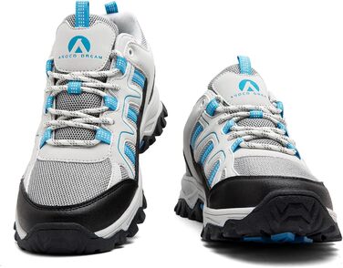 Черевики для туризму та хайкінгу: чоловічі та жіночі, легкі, дихаючі, 41 EU, бежево-блакитні