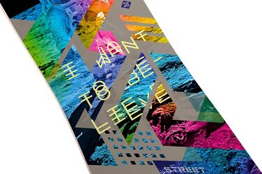 Лонгборд Street Surfing Curve DT Freeride 39 дюймів «I Want to Believe»