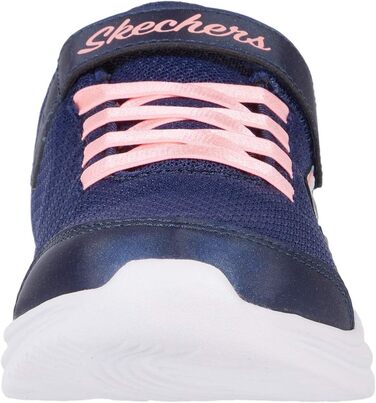 Кросівки Skechers для дівчаток 302450L, розмір 28.5 EU, темно-сині з кораловою обробкою, сітка