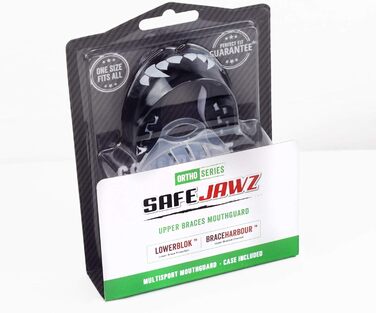 SAFEJAWZ захисна капа для брекетів, універсальна, спортивна капа для єдиноборств, хокею, боксу, MMA, кікбоксингу, дзюдо, регбі (модель Fangz)