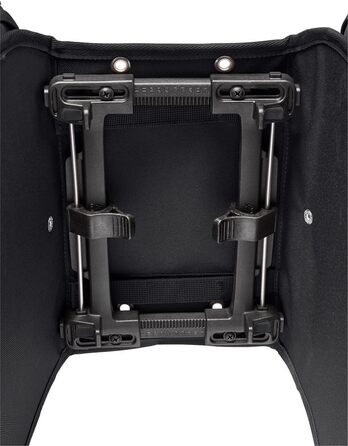 Велосипедна сумка VAUDE TwinShopper 44 л, чорна, з дощовиком, окреме використання, шопер, універсальний розмір