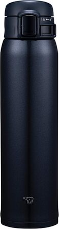 Термокружка Zojirushi SM-SR60, 0.6 л, нержавіюча сталь, 6 годин зберігання тепла/холоду, чорна, унісекс