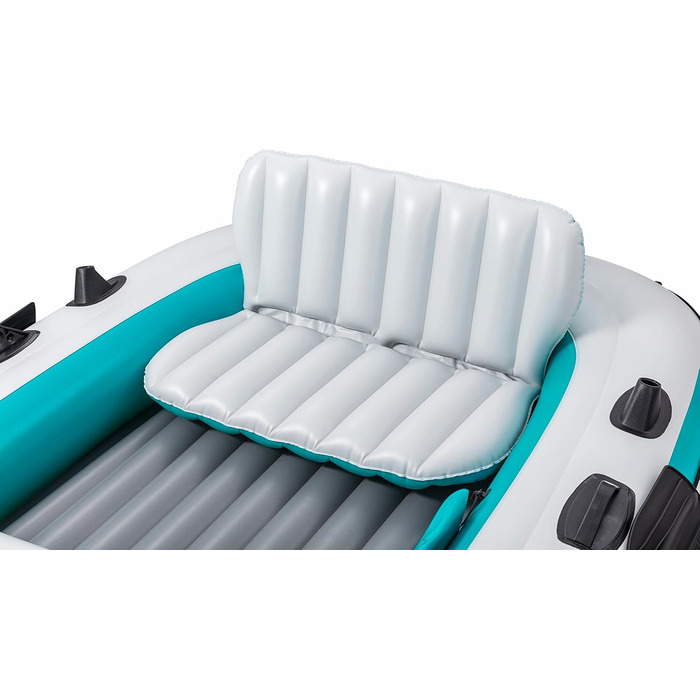 Надувний човен Bestway Hydro-Force Adventure Elite X5, 5-місний, з насосом, веслами, сидіннями, сумкою для речей та чохлом
