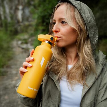 Термокружка-термос Super Sparrow з нержавіючої сталі з трубочкою - 350мл, 500мл, 750мл, 1л, 1.2л. Без BPA. Для спорту, подорожей, школи, активного відпочинку. Колір: блакитний (чорниця)