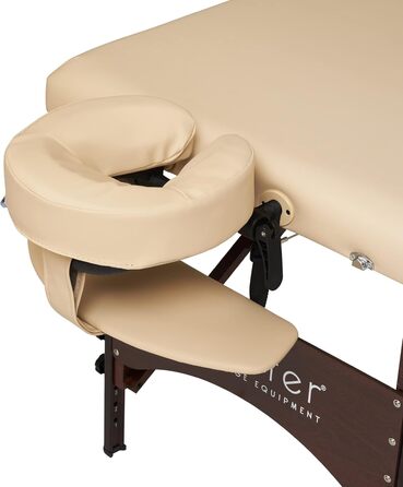 Масажний стіл Master Massage Argo 71 см, складаний, портативний, з ніжками з горіхового дерева, для терапії та краси, у комплекті з сумкою