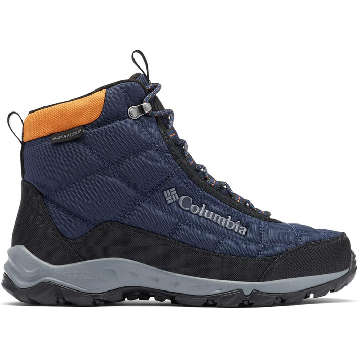 Чоловічі зимові черевики Columbia Firecamp Boot Snow, 44 EU, Коледжіальний синій/Яскрано-мідний