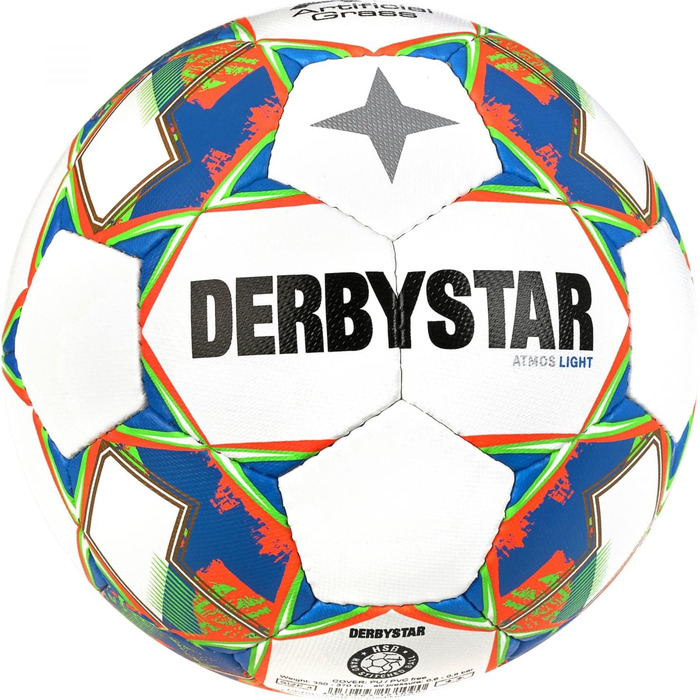 Футбольний м'яч Derbystar Atmos Light AG біло-оранжевий, розмір 4