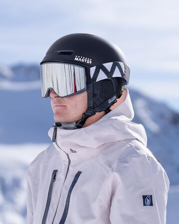 Гірськолижний шолом OutdoorMaster MIPS для чоловіків та жінок, сноуборд-шолом з вентиляцією, з полікарбонату та EPS, індивідуальна посадка