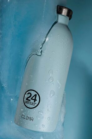Термобутилка 24Bottles Clima Bottle Citrus 500 мл, нержавіюча сталь, BPA Free, італійський дизайн, зберігає холод 24 год, гаряче 12 год
