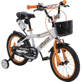 Дитячий велосипед Actionbikes Timson 16 дюймів, V-Brake, з крилами, для хлопчиків і дівчаток, від 2 до 9 років