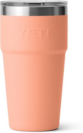 Термокружка YETI Rambler 591 мл з кришкою Magslider, персикова