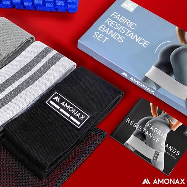 Фітнес-гумки Amonax для жінок, набір еластичних стрічок для тренувань, гумки для присідань, обладнання для схуднення вдома, спортивний інвентар для дому, чорний L