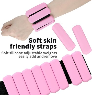 Набір манжет з обтяженнями для зап'ястя та кісточок KOOOGEAR 2 шт. (1 кг, 2*0.5 кг)