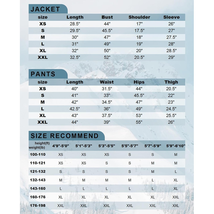 Жіночий гірськолижний костюм (2 частини) від ALSOGO: куртка та штани. Водонепроникний, дихаючий, з капюшоном. Ідеально для катання на лижах та сноуборді. Білий колір.