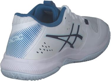 Жіноче спортивне взуття ASICS Gel-Tactic для гандболу, блакитно-біле, 400 (37 EU, White Indigo Blue)