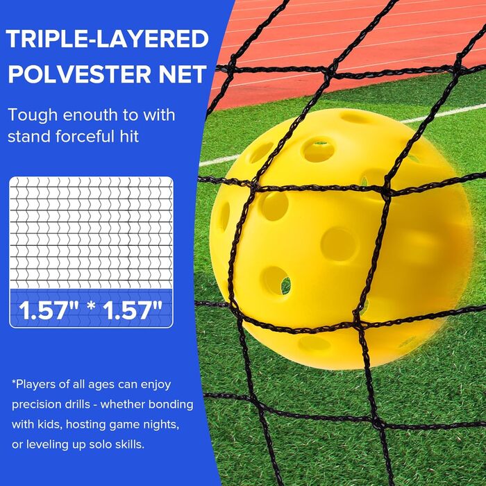 Набір для піклболу GOOX 6FT: портативна сітка для гри в приміщенні та на вулиці