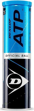 Офіційні тенісні м'ячі Dunlop ATP, набір 12 шт. (3x4), для турнірів, преміум-якість