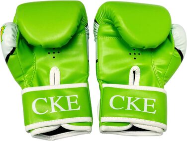 Боксерські рукавички для дітей CKE, 5-12 років, для тренувань, бокс, кікбоксинг, муай-тай, зелені
