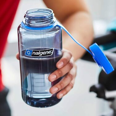 Пляшка для води Nalgene Sustain Tritan 907 мл, BPA-free, 50% перероблений пластик, широка горловина, колір Pear