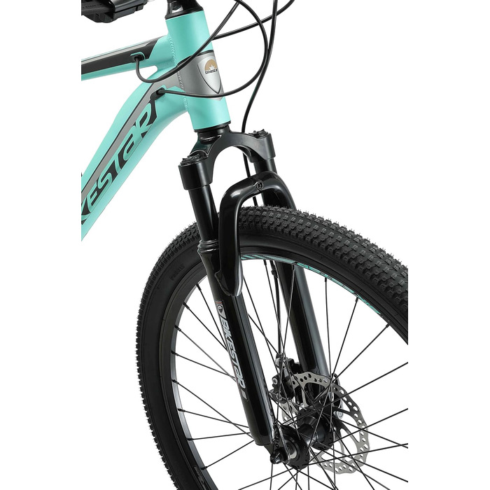 Гірський велосипед BIKESTAR Hardtail алюмінієвий, 21 швидкість Shimano, дискові гальма, 26