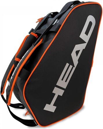 Сумка для падел HEAD Core Ultimate Schwarz Orange - професійна, міцна, для ракет та аксесуарів