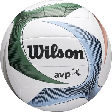 Волейбольний м'яч Wilson AVP PXL, білий/синій/зелений