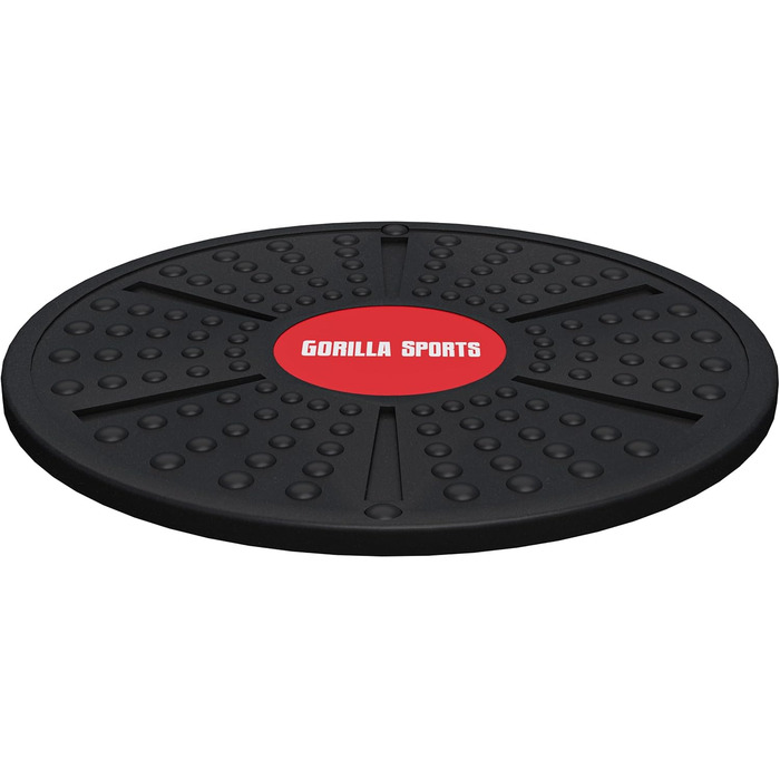 Балансборд GORILLA SPORTS® - Ø 40 см, до 110-180 кг, дерево/пластик - для тренування рівноваги, терапії та дітей