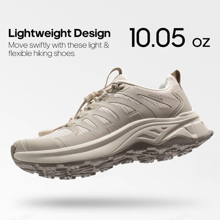 Черевики для хайкінгу NORTIV 8 для жінок, легкі трекінгові черевики для кемпінгу та відпочинку (43 EU, Хакі)