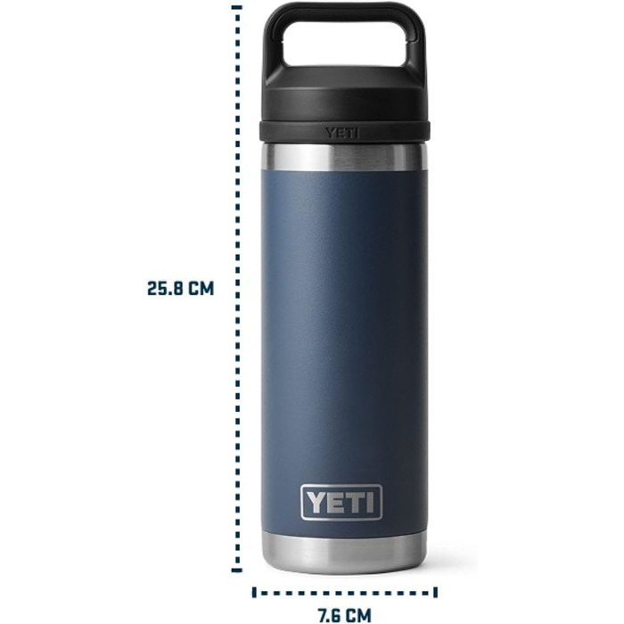 Термос YETI Rambler з кришкою Chug, Navy, 18 oz (532 ml)