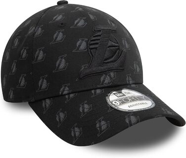 Кепка New Era NBA 9Forty, Los Angeles Lakers, регульована, кепка з вигнутим козирком, офіційний логотип команди, універсальний розмір