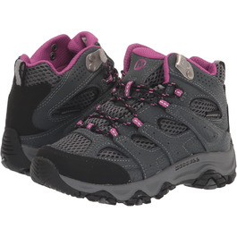 Черевики для ходьби Merrell Moab 3 Mid Wtrpf для хлопчиків, розмір 13 Big Kid, колір Granit Beere