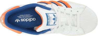 Кросівки Adidas ZX Flux Low - Білий, Оранжевий, Королівський Синій (42.5 EU, вузька колодка)