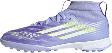 Дитячі футбольні бутси Adidas F50 SPARKFUSION League W Mid Turf - Violet Tone, Lucid Lemon, Purple Rush, 37 1/3 EU