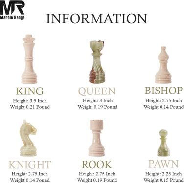 Шаховий набір з мармуру для дорослих, ручної роботи, з дошками Verona & Green Onyx, 32 фігури, 2 додаткові королеви, коробка для зберігання, розкішна подорожня гра, елегантний подарунок для дому
