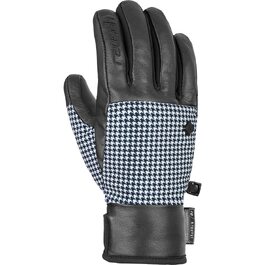 Жіночі гірськолижні рукавички Reusch Giorgia R-tex XT, чорні в клітинку (pied de poule), розмір 6.5