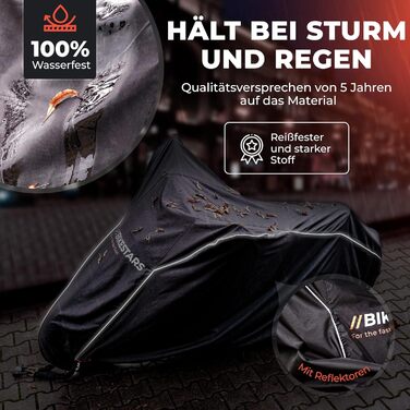 Водонепроникний та зимостійкий чохол для мотоцикла Motorrad - Oxford 300D, 245x105x125cm