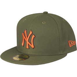 Кепка New Era 59Fifty Fitted New York Yankees Rifle Grün, 56-57, Зелений (Celtic Green)