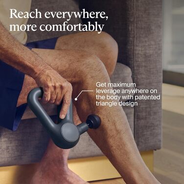 Theragun Relief: Персональний масажер для зняття болю та масажу - легкий, зручний, для шиї, спини, ніг (чорний)