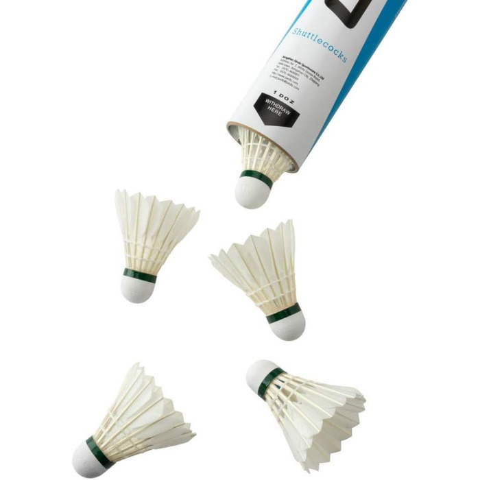 Badminton-Bälle SHENGJIE Erko, 12 шт. з гусячого пір'я, висока стабільність та довговічність, модель 6