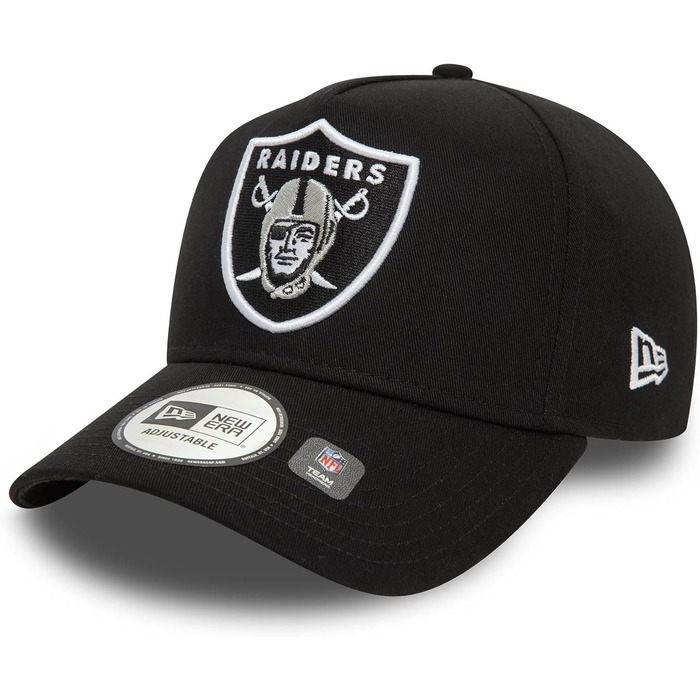 Кепка New Era NFL Las Vegas Raiders з логотипом команди, регульована, вигнутий козирок, універсальний розмір