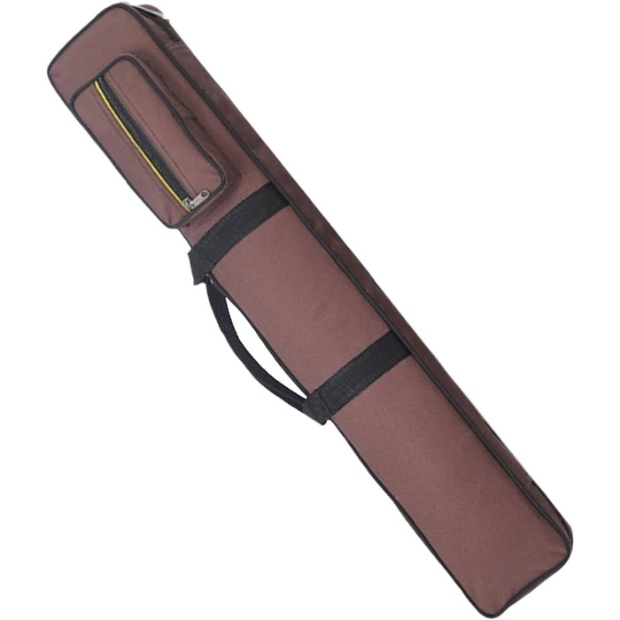 Чохол для кия Billard, захисний, для 1/2 кия, з ручкою, зносостійкий, колір кавовий