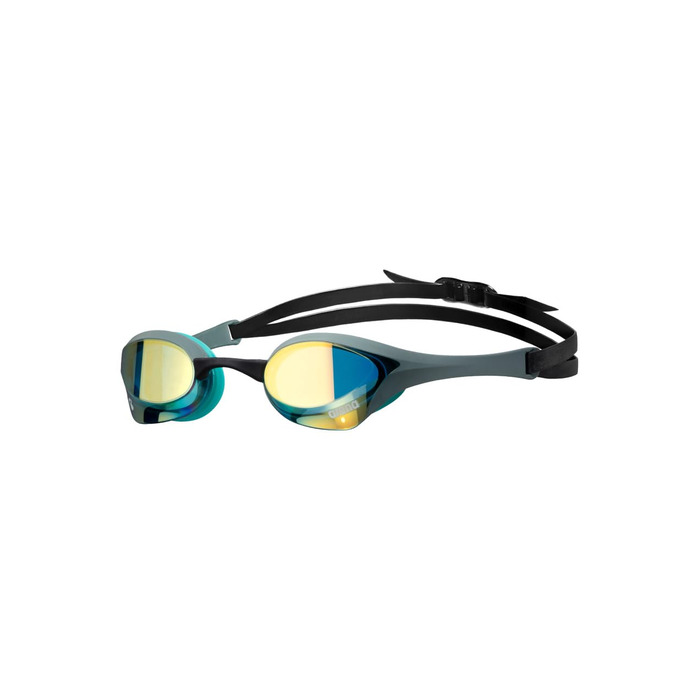 Окуляри для плавання ARENA Cobra Ultra Swipe Mirror Unisex – дзеркальні, антифог, UV-захист, 5 носових перемичок (AQUA-SAGE-PEACOCK)